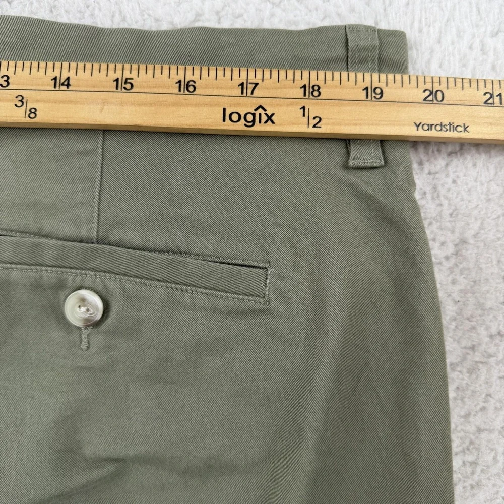 Vince Griffith Slim Fit Chino Pants Mens 38x31 Green Stretch M8153-2540